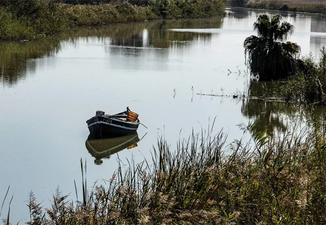 Dragado de Golas en la Albufera de Valencia
